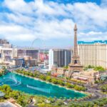 Aerial view of Las Vegas strip in Nevada - 3 Day Las Vegas with Kids Itinerary